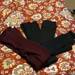 4 pairs of fleece lined leggings